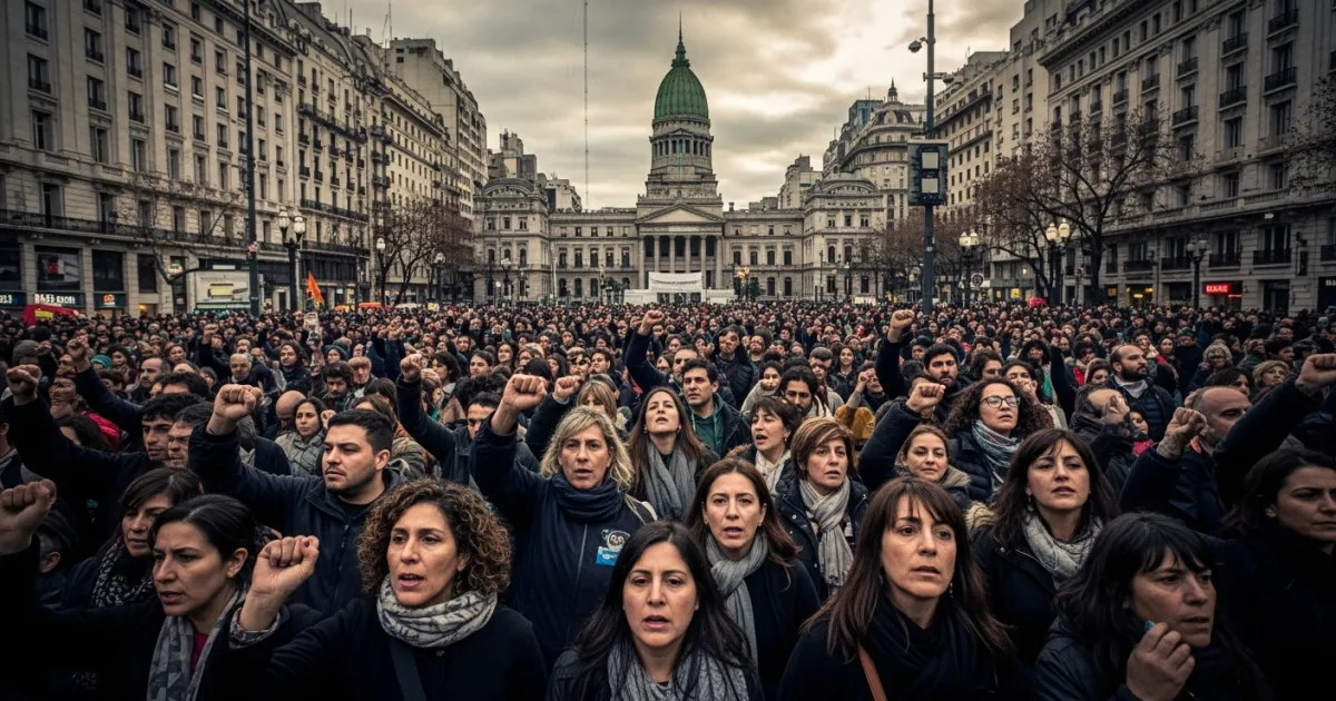 Argentine Teachers Hold National Strike Over Wages and Economic Policy
