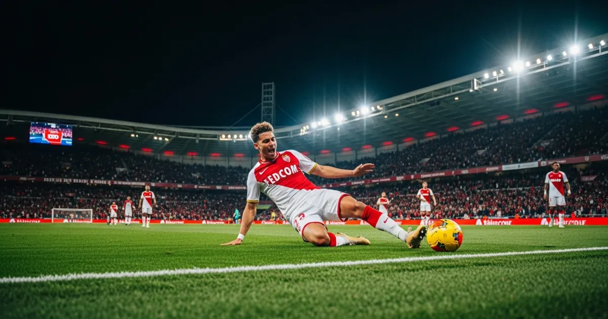 AS Monaco Secures 2-0 Victory Over Stade Brestois 29 at Stade Louis II