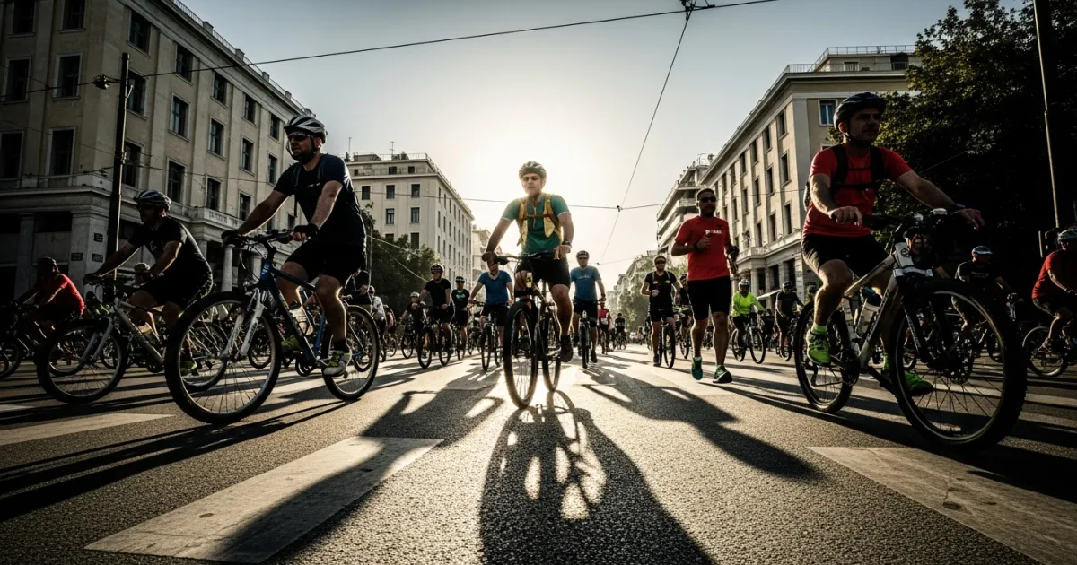 Traffic Adjustments Implemented in Central Athens for 6th Run Bike Care Event