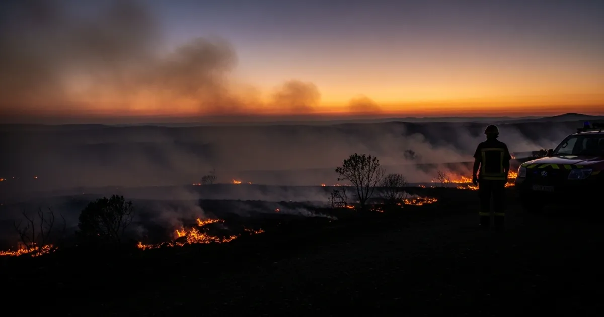 Emergency Services Contain Major Wildfire in France's Aude Department