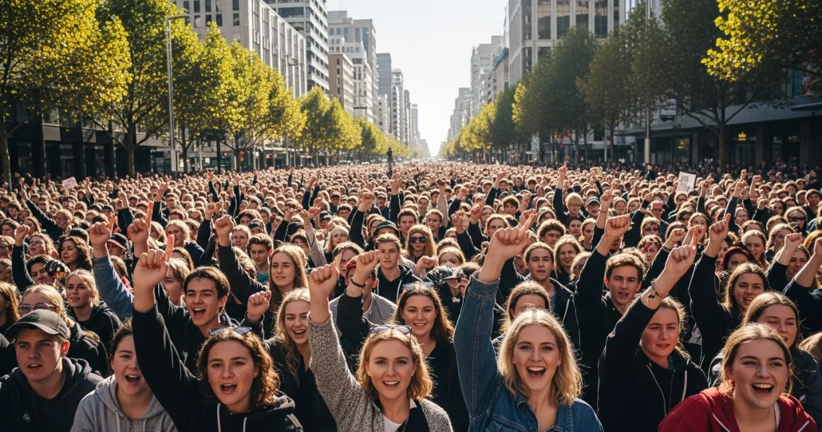 Australian Students Stage Nationwide Walkouts Against Pauline Hanson