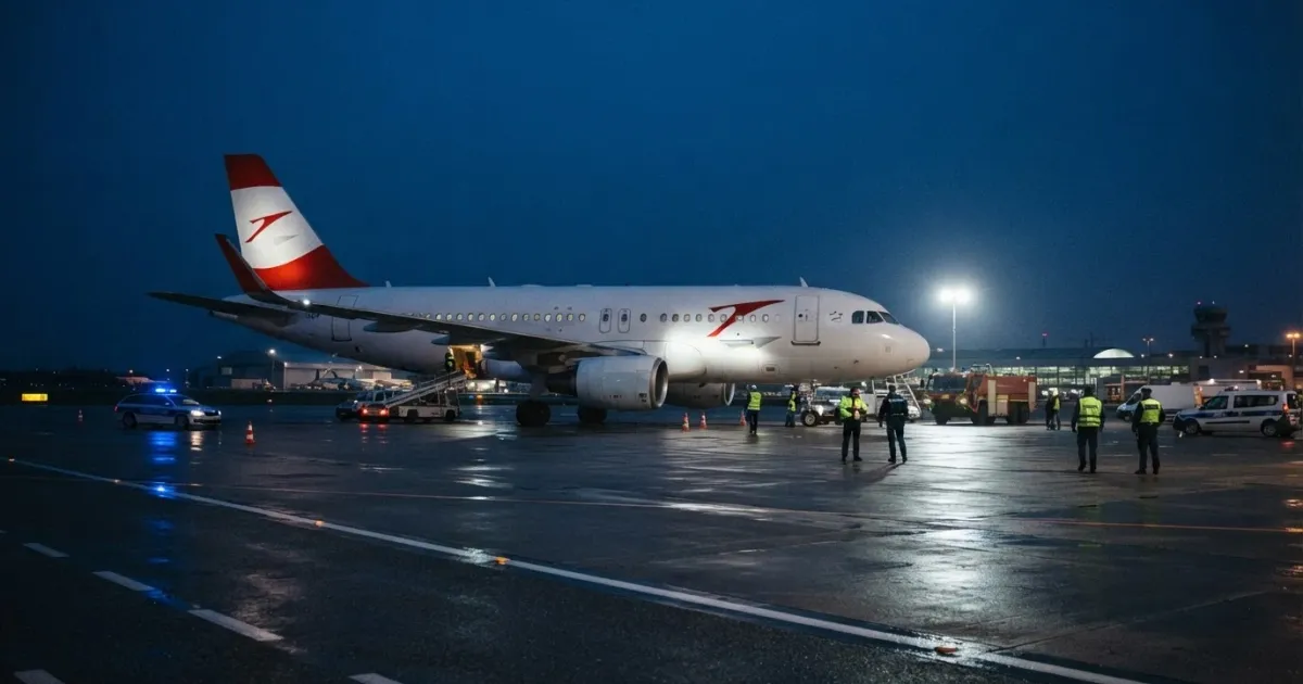 Austrian Airlines Flight Diverted to Sofia Following Security Threat