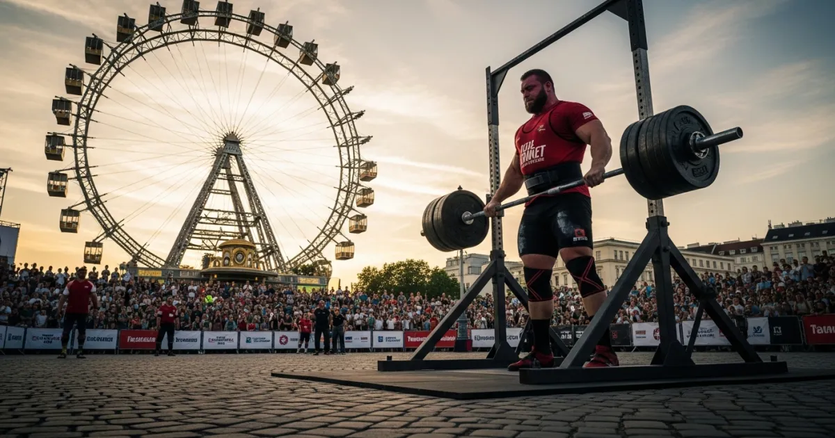 Strongman Athletes Compete at Austrian Summer Giant in Vienna