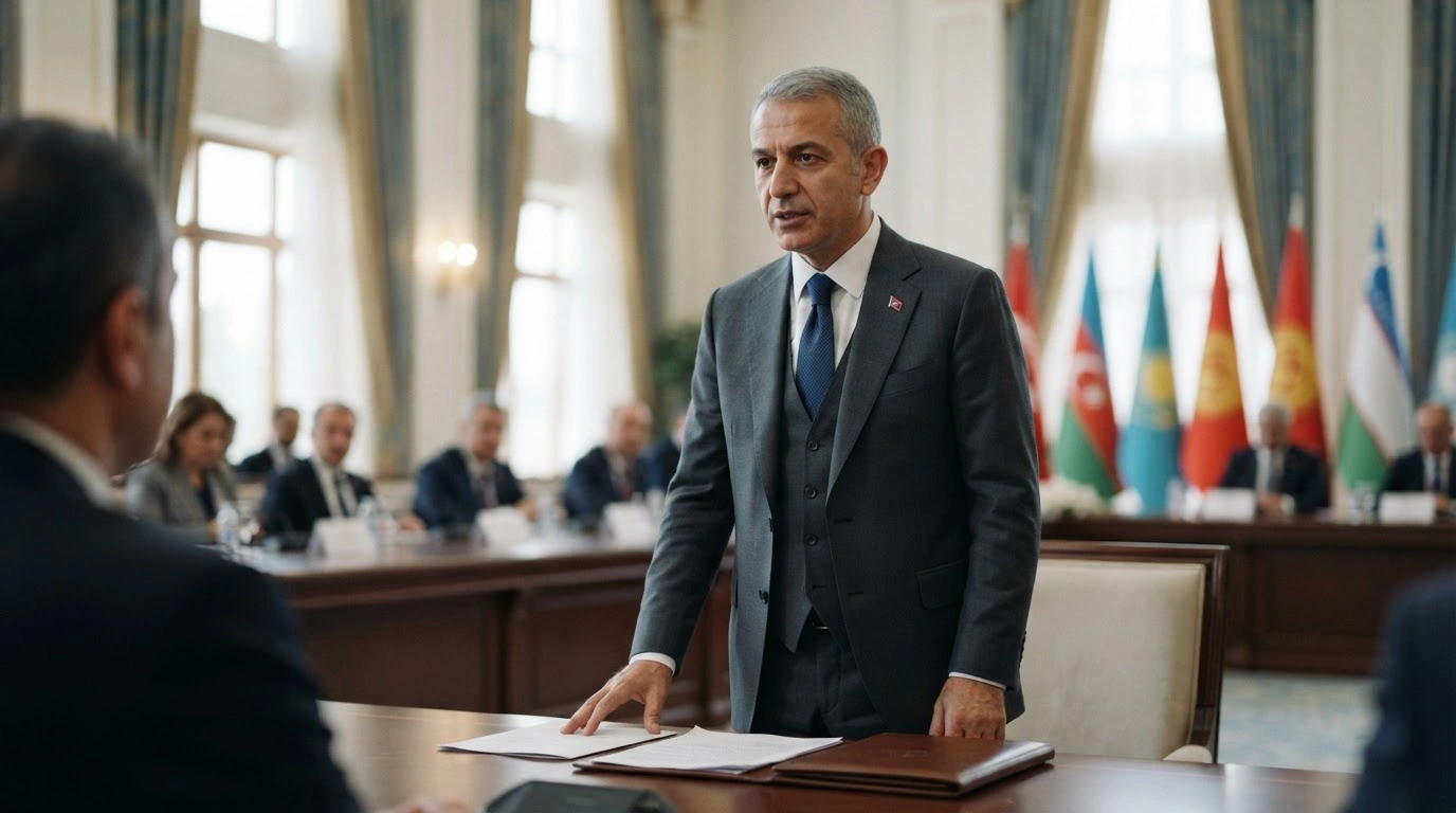 Azerbaijani Foreign Minister Jeyhun Bayramov attends the Organization of Turkic States summit in Ankara to represent the nation.