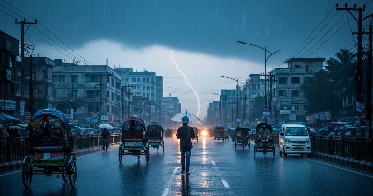 Bangladesh Meteorological Department Forecasts Rain and Thundershowers Nationwide