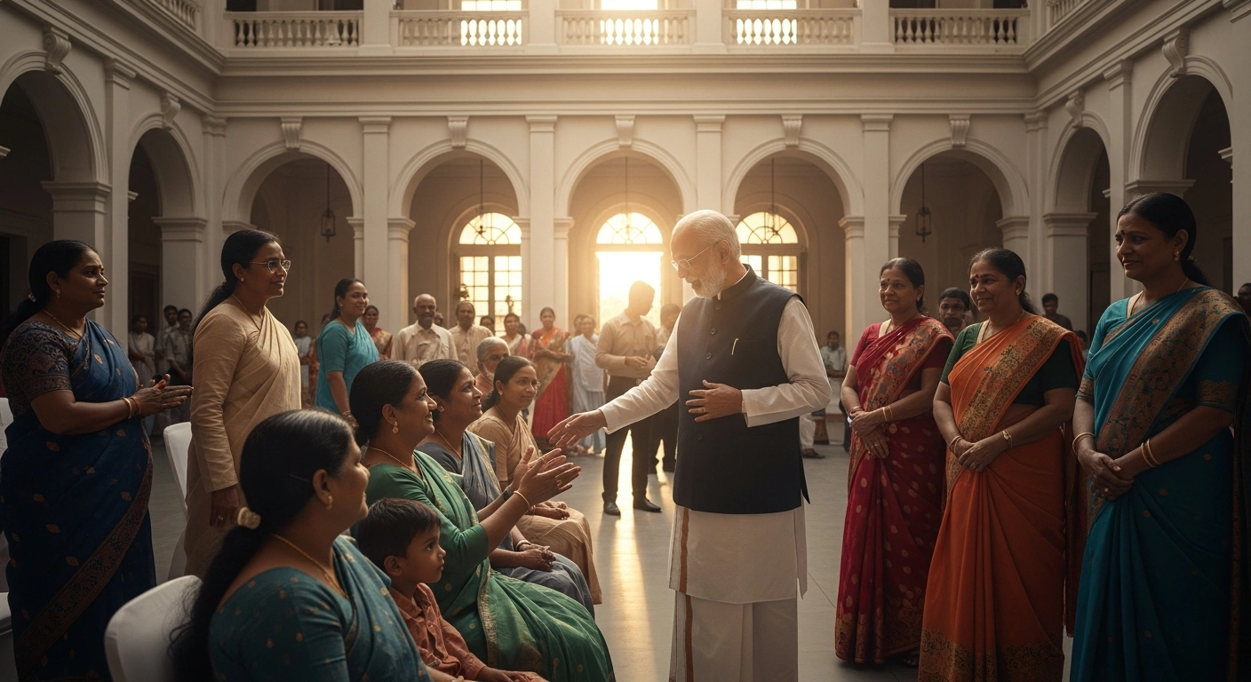 Bangladesh President Mohammed Shahabuddin greets citizens at Bangabhaban during an inclusive Eid-ul-Fitr celebration.