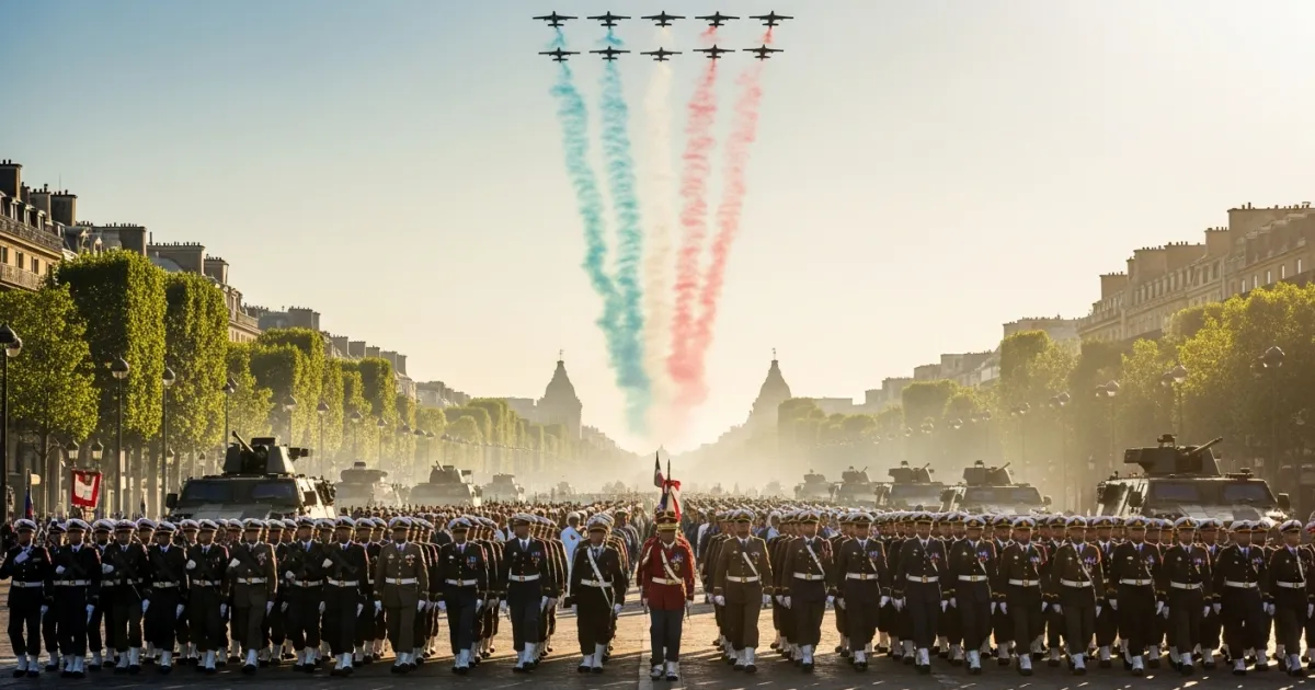 International Coalition Joins Bastille Day Parade to Affirm Support for Ukraine