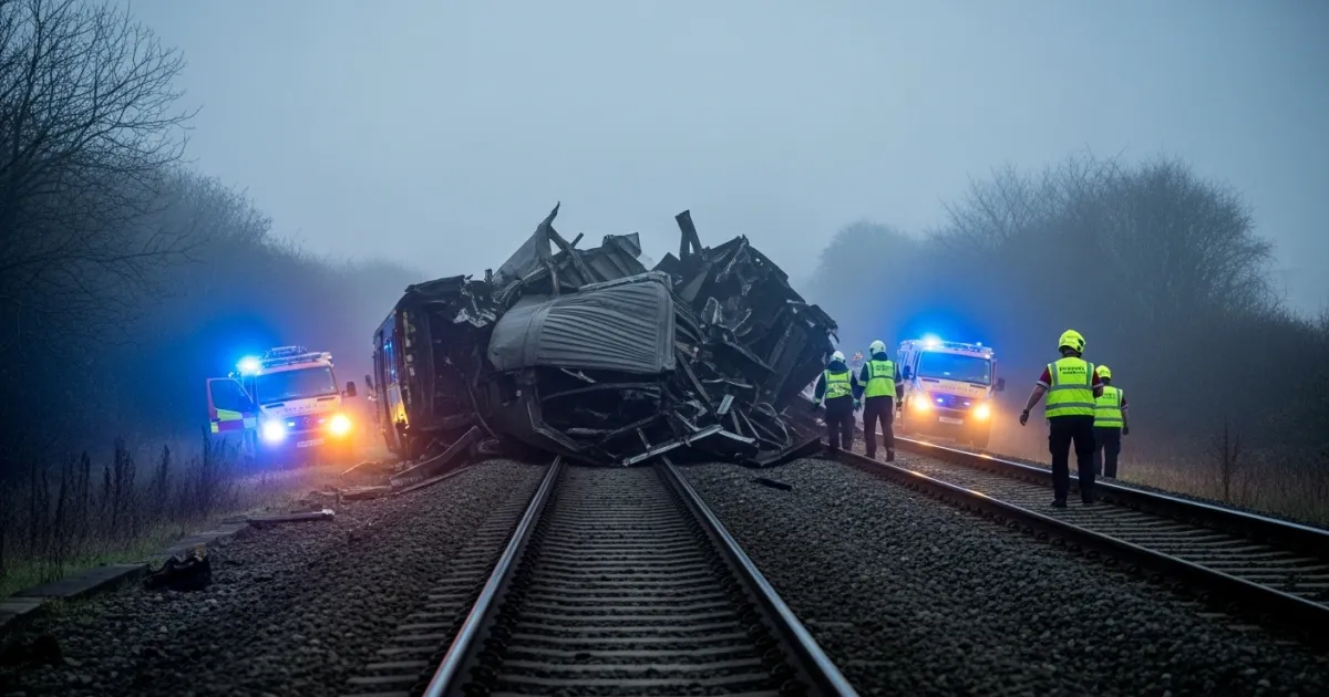 Emergency Services Respond to Train Collision in Bedford