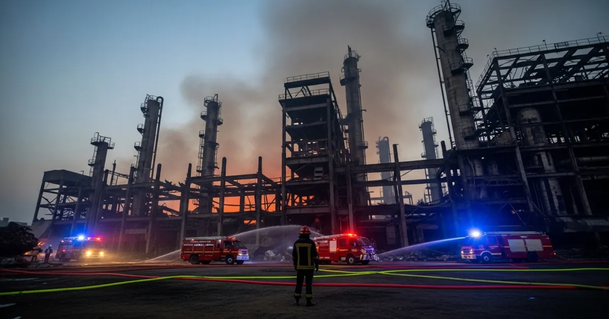 Seven Killed in Massive Chemical Factory Fire in Rajasthan's Bhiwadi