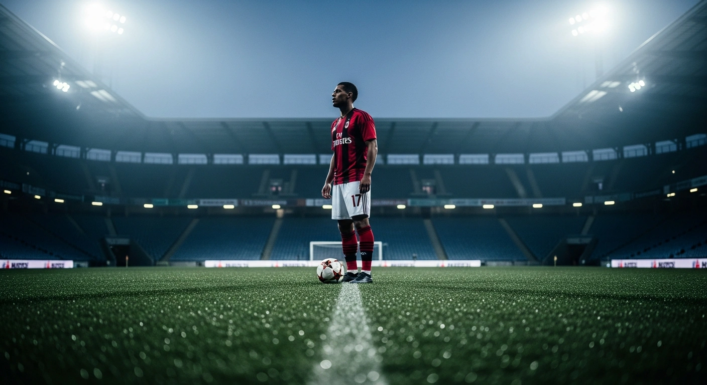 A professional soccer player from Brasil de Pelotas stands on the field during a critical Campeonato Brasileiro Série D match against São Joseense.