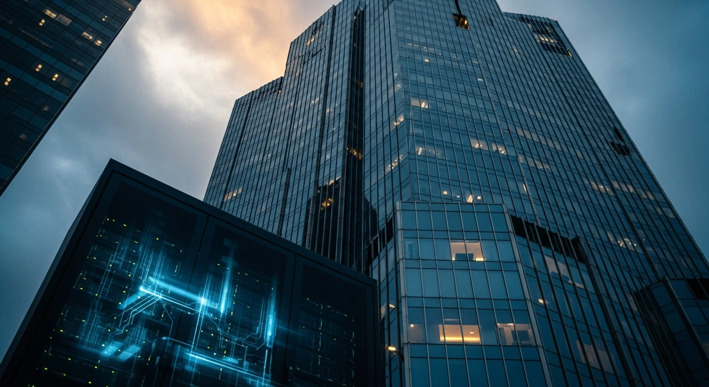 A modern glass skyscraper in Brazil represents the country's updated federal criminal code and strengthened corporate liability laws.