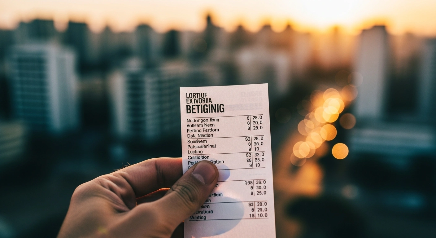 A person holds a lottery betting slip as excitement builds for the 30th-anniversary Mega-Sena special draw in Brazil.