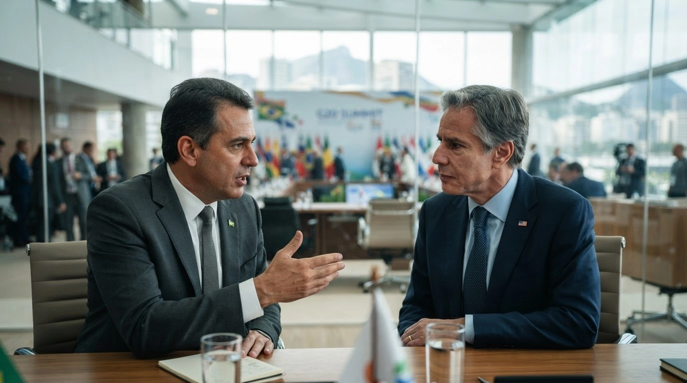 Brazilian and U.S. officials hold high-level diplomatic discussions during the G20 summit to strengthen economic and political cooperation.