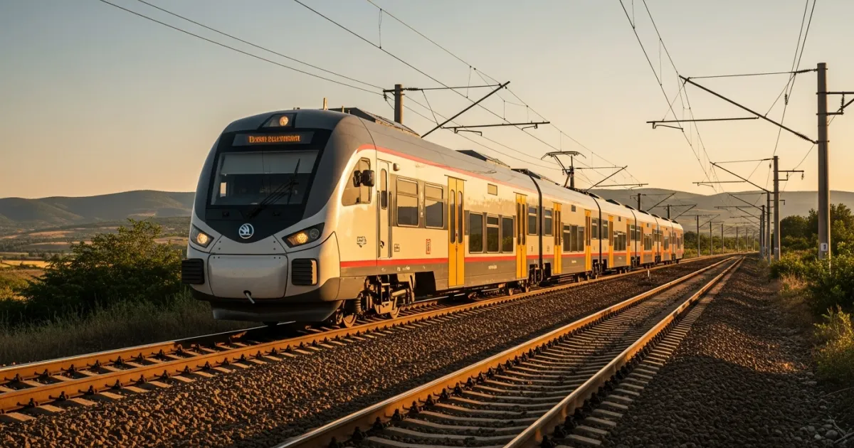 First Modern Skoda Electric Trains En Route to Bulgaria