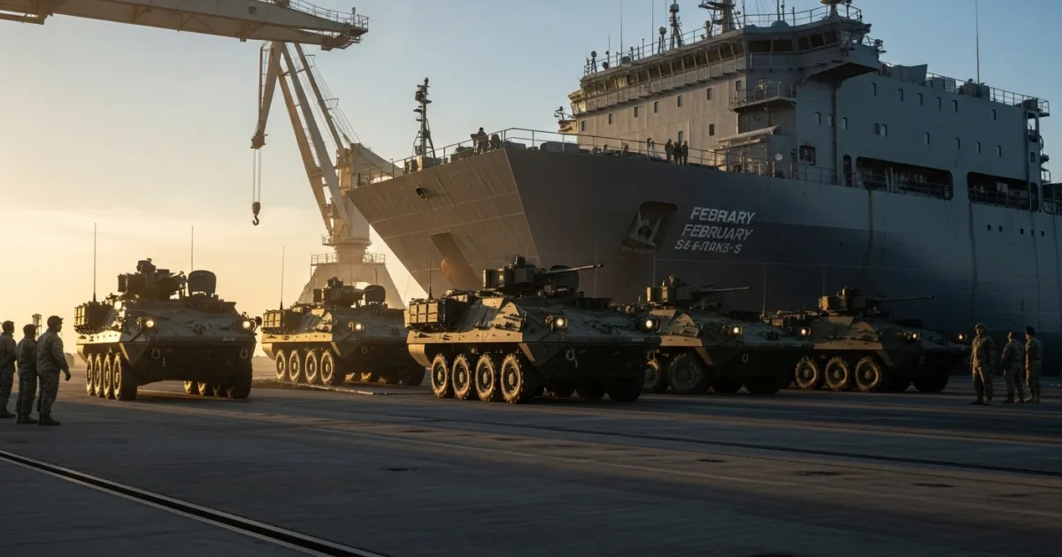 First Stryker Vehicles Arrive in Bulgaria as Military Modernization Advances