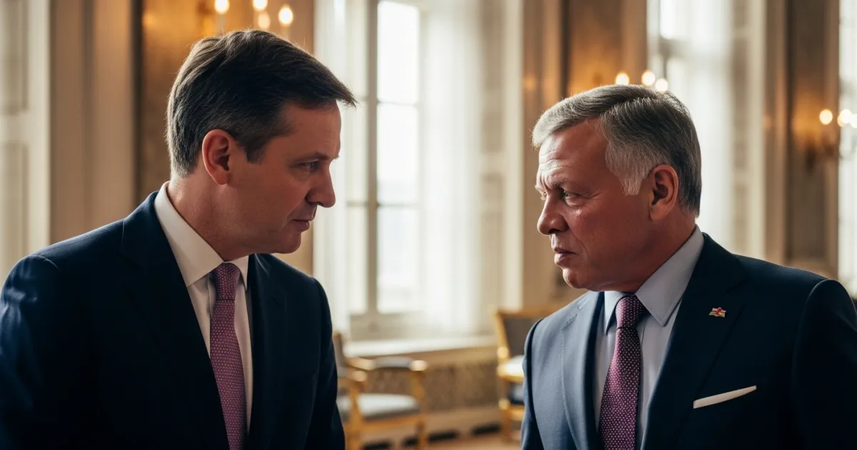 Prime Minister Andy Burnham Holds High-Level Talks with King Abdullah II on Middle East Stability