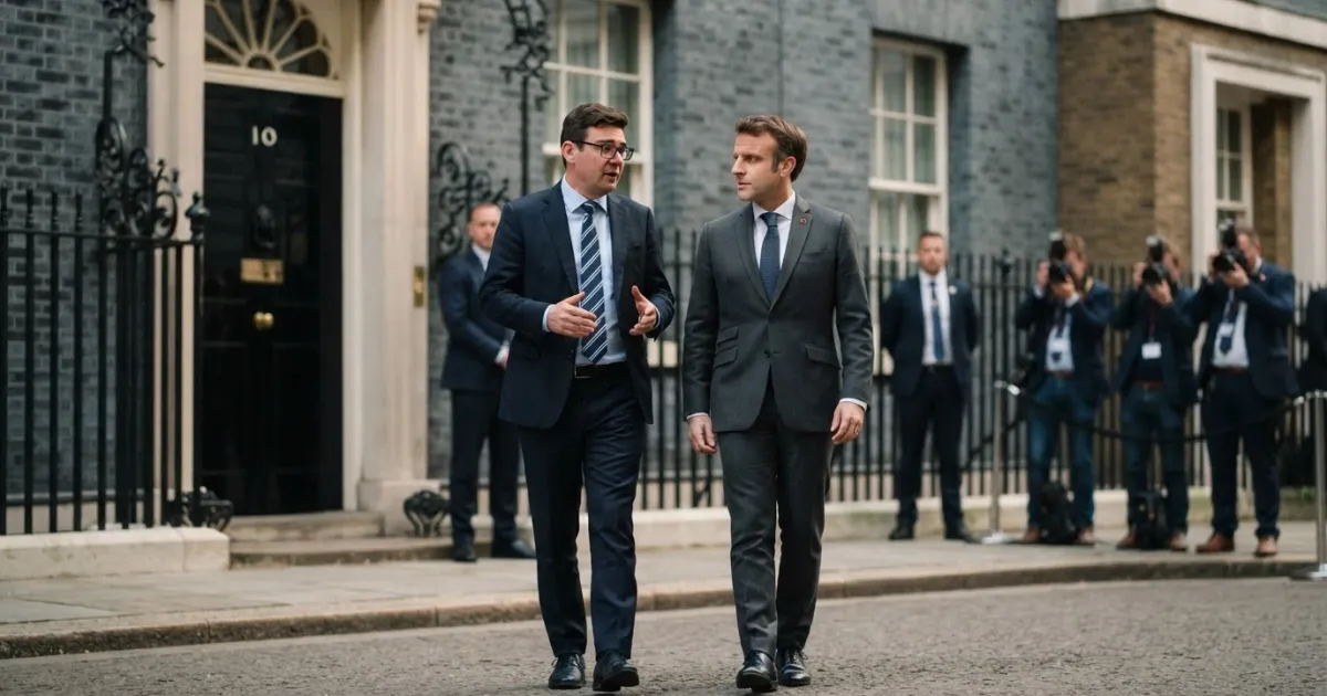 Prime Minister Andy Burnham and President Emmanuel Macron Hold Bilateral Talks in London
