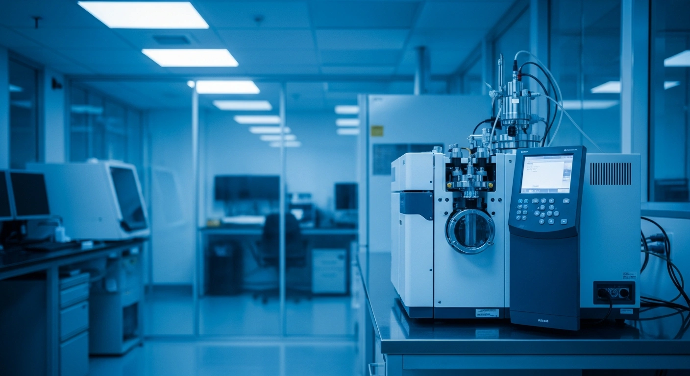 A modern forensic laboratory at the new Canadian Drug Analysis Centre in Scarborough, Ontario, features high-tech analytical equipment used for drug supply research.
