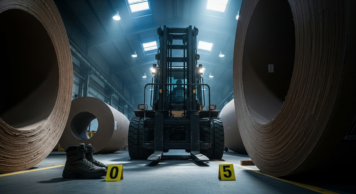Canadian border officials investigate a massive shipment of opium discovered hidden inside industrial paper rolls at a facility in Delta, British Columbia.