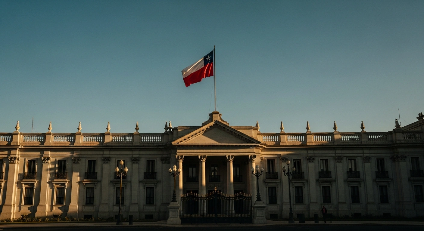 The La Moneda Palace in Santiago serves as the official seat of the President of Chile, Gabriel Boric.