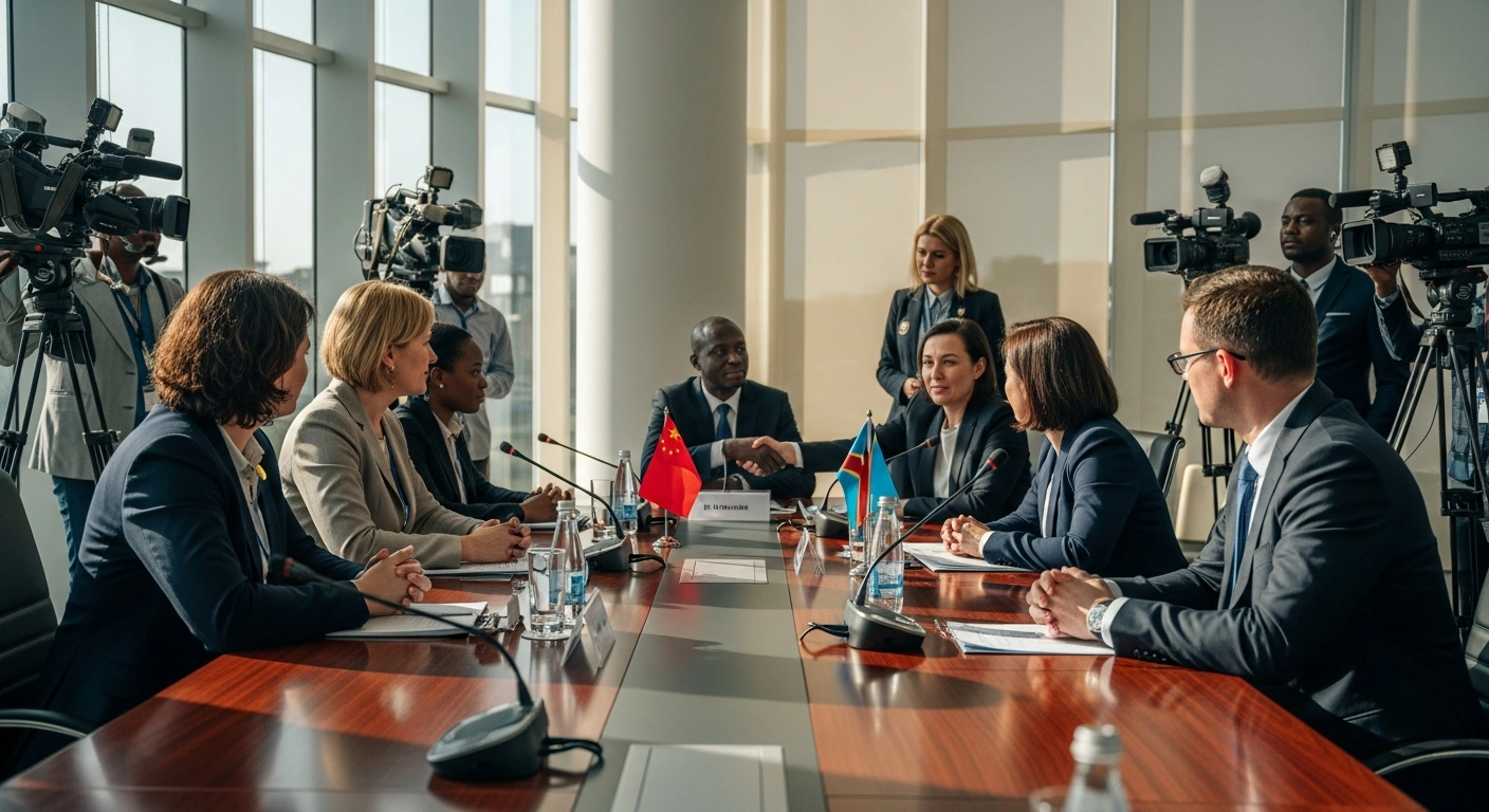 Media professionals and government officials from China and the Democratic Republic of the Congo gather at a bilateral media forum in Kinshasa to discuss future cooperation.