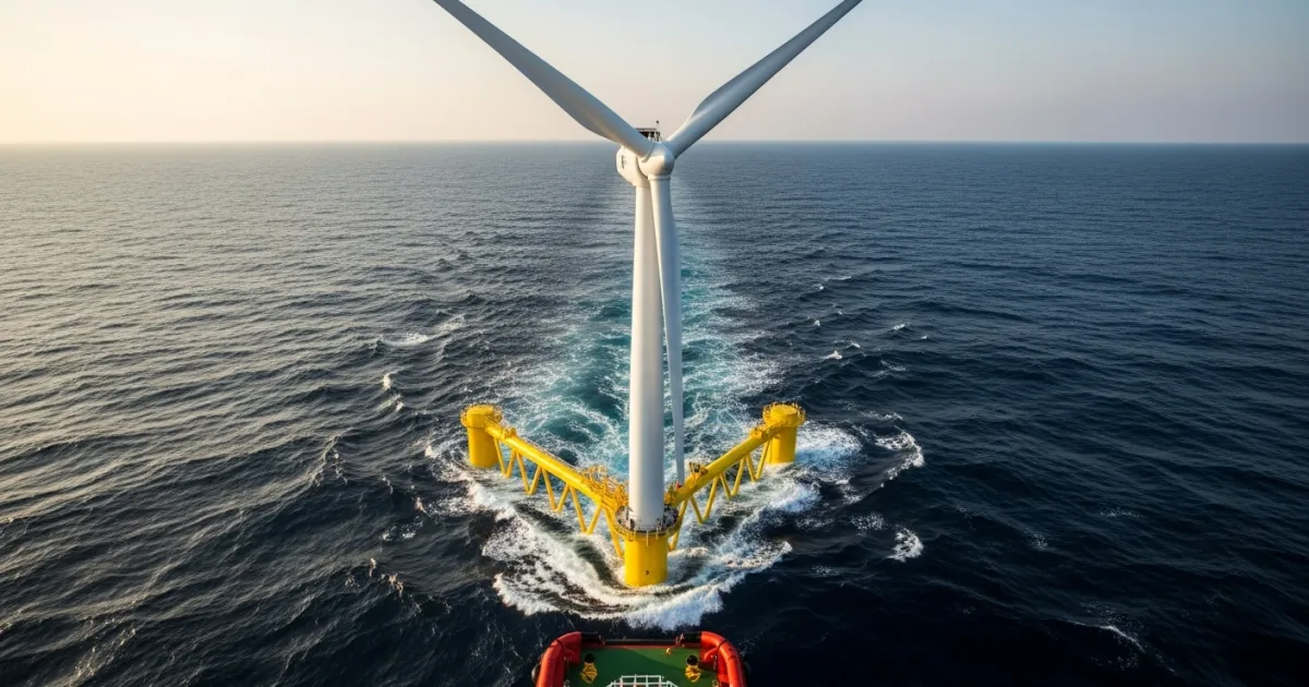 China Commissions World's First 16-Megawatt Tension-Leg Floating Wind Platform