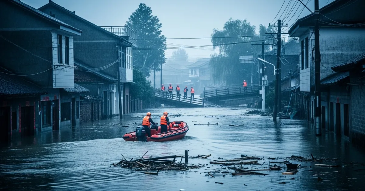 Torrential Rains Trigger Severe Flooding Across Central China