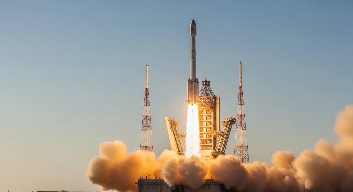 The Lijian-1 Y3 carrier rocket launches from the Jiuquan Satellite Launch Center to deploy five satellites into orbit.