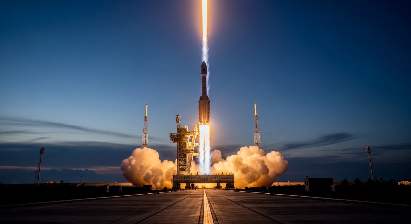 A Long March carrier rocket launches from the Taiyuan Satellite Launch Center to deploy new satellites into orbit.