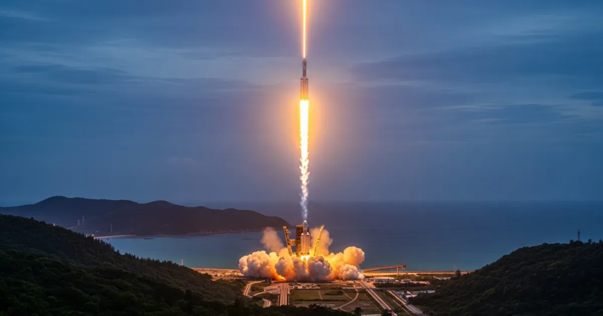 China Conducts Rocket Launch from Wenchang, Prompting Debris Warnings