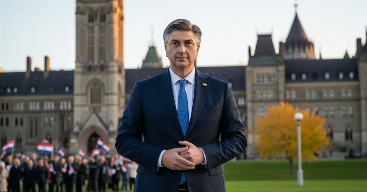 Croatian Prime Minister Andrej Plenković Conducts Official Visit to Canada