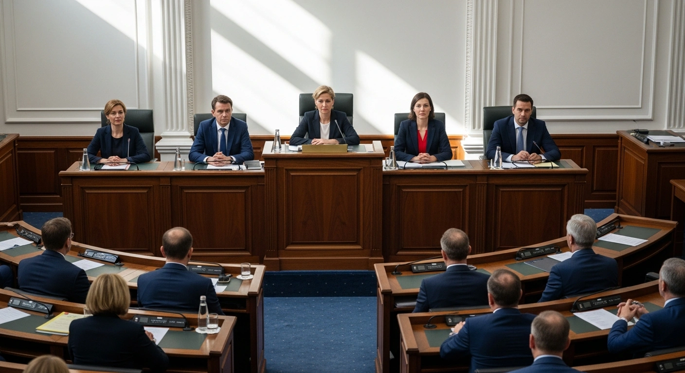 Five candidates for the position of Public Defender of Rights participate in a public hearing at the Czech Chamber of Deputies.