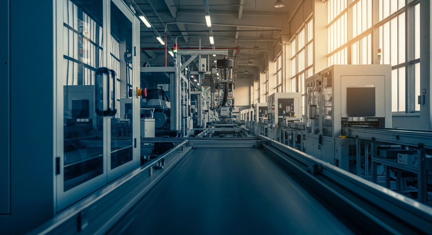 A modern industrial facility in the Czech Republic represents the country's economic growth and industrial performance as monitored by the European Commission.