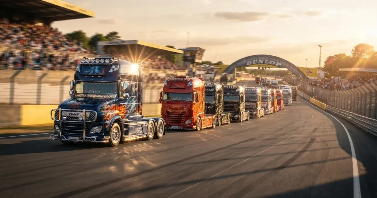 DAF Trucks France Showcases Custom Fleet at 24H Camions in Le Mans