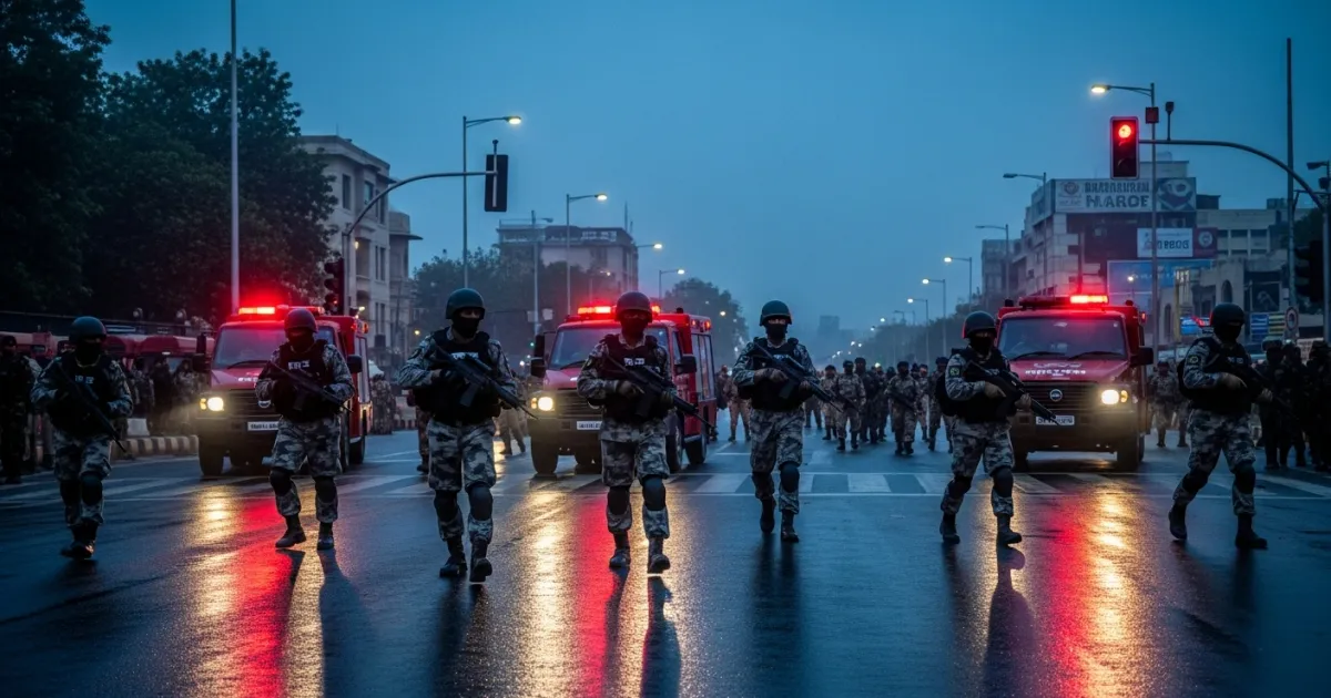 Delhi Police and NSG Conduct Joint Security Drills Ahead of Independence Day