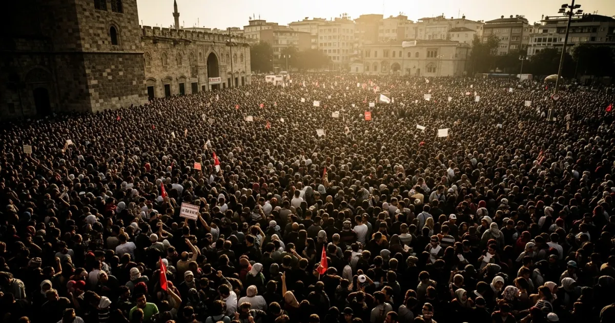 Thousands Gather in Diyarbakir to Demand Release of Abdullah Ocalan