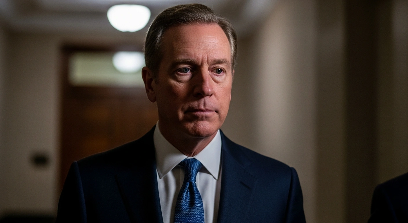 Don Lemon, former CNN host, stands resolutely in a dimly lit hallway, reflecting the gravity of his not guilty plea to federal civil rights and conspiracy charges stemming from a protest at Cities Church in St. Paul, Minnesota.