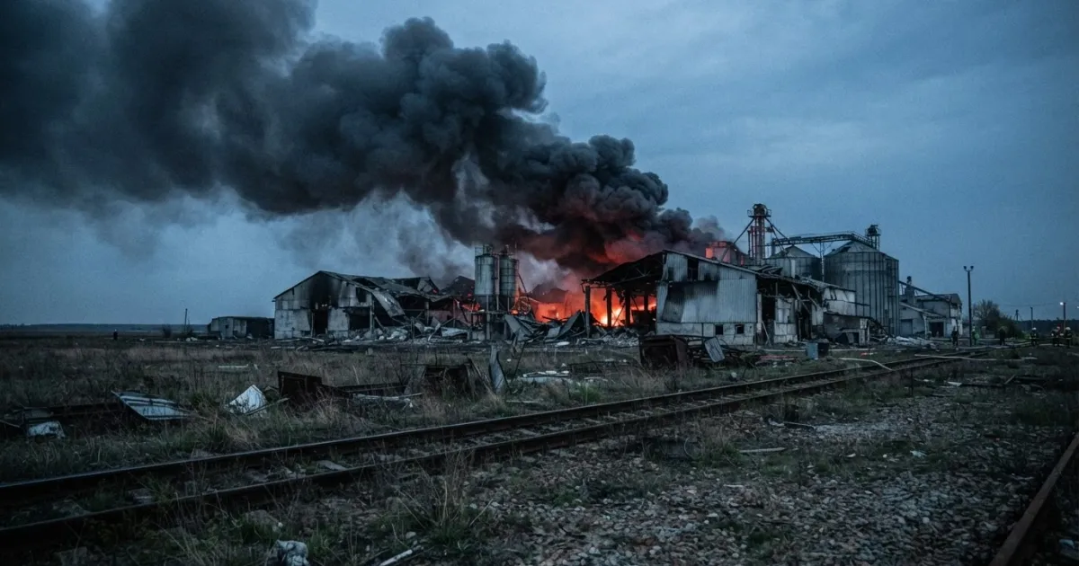 Russian Drone Strike Targets Infrastructure Near Ukrainian-Polish Border