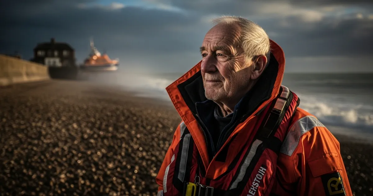 Dungeness RNLI Volunteer Peter Thomas Retires After Five Decades of Service