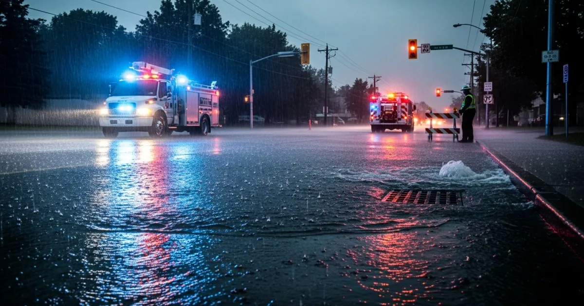 Edmonton Issues Emergency Alert as Heavy Rainfall Overwhelms Stormwater Infrastructure