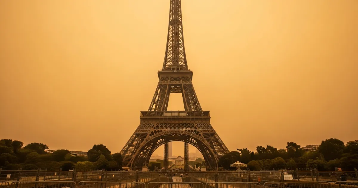 Eiffel Tower Closes Early as Paris Faces Intense Heatwave