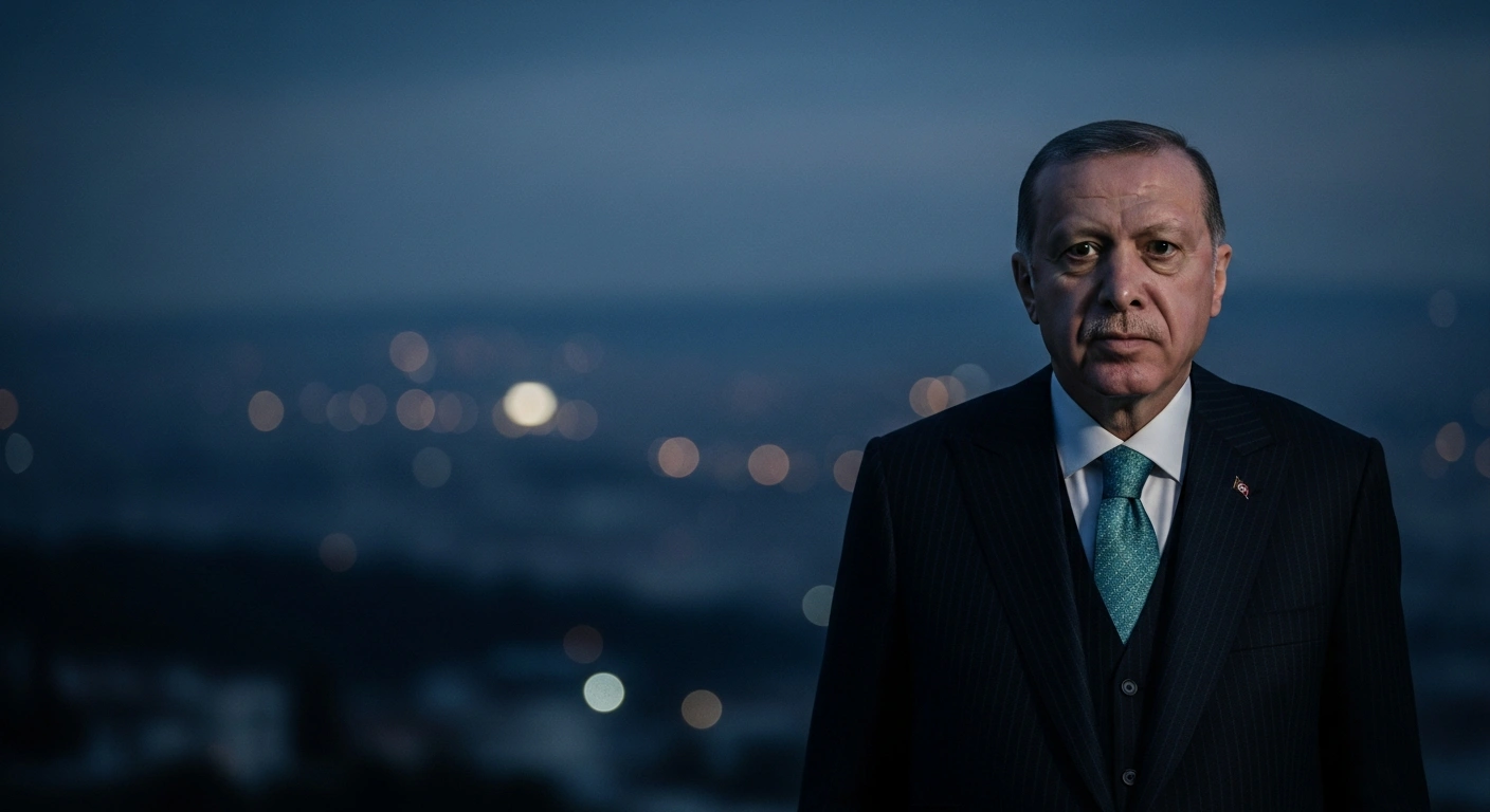 Turkish President Recep Tayyip Erdogan stands in Ankara while delivering a serious warning about the potential for a wider regional war between Iran and Israel.