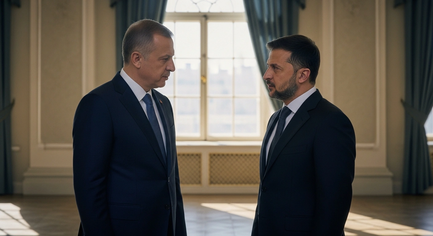 Turkish Foreign Minister Hakan Fidan meets with Ukrainian President Volodymyr Zelenskyy in Kyiv to discuss peace negotiations and the Black Sea Grain Initiative.