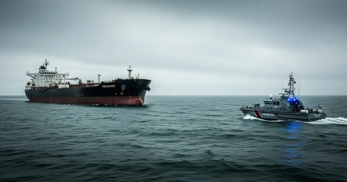 French Authorities Seize Oil Tanker Linked to Russian Shadow Fleet