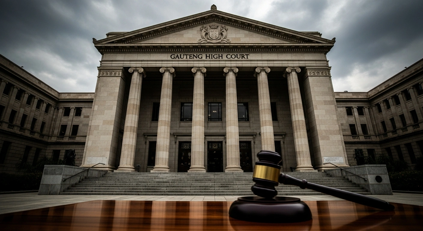 The Gauteng High Court building stands as the Democratic Alliance, AfriForum, and the Institute of Race Relations challenge the constitutionality of the Expropriation Act.