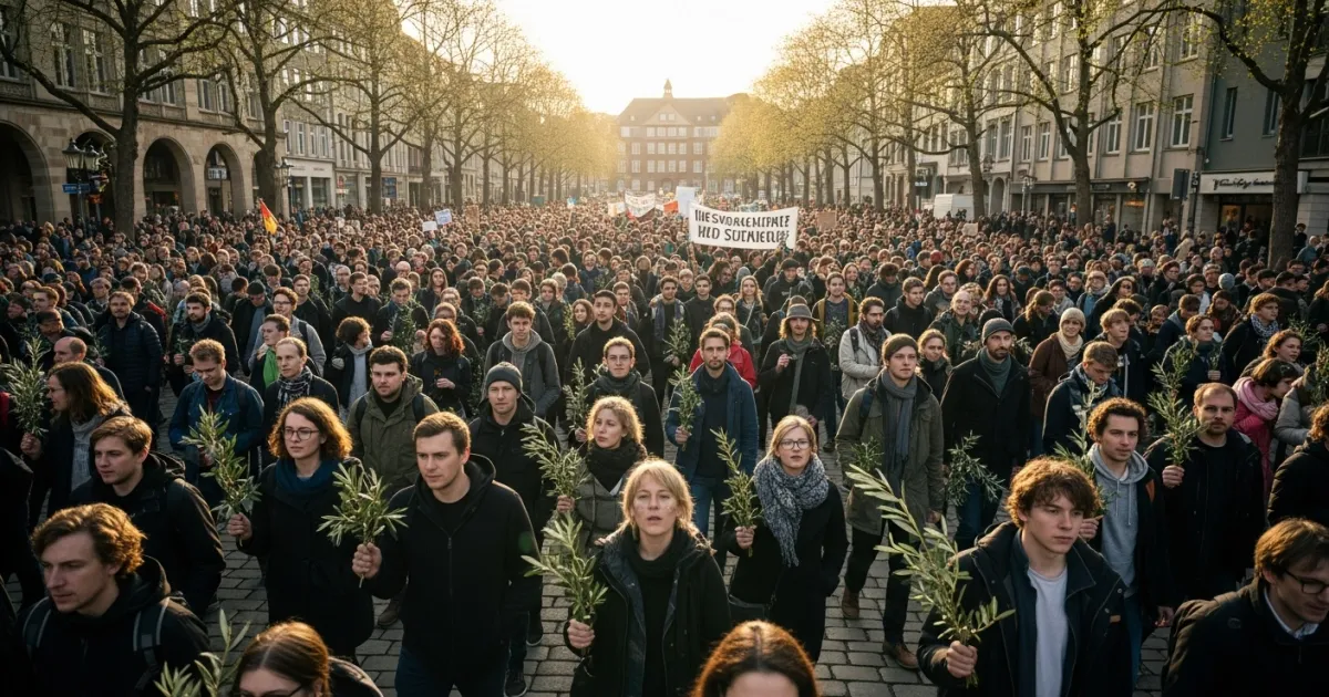 Thousands Participate in Annual Easter Peace Marches Across Germany