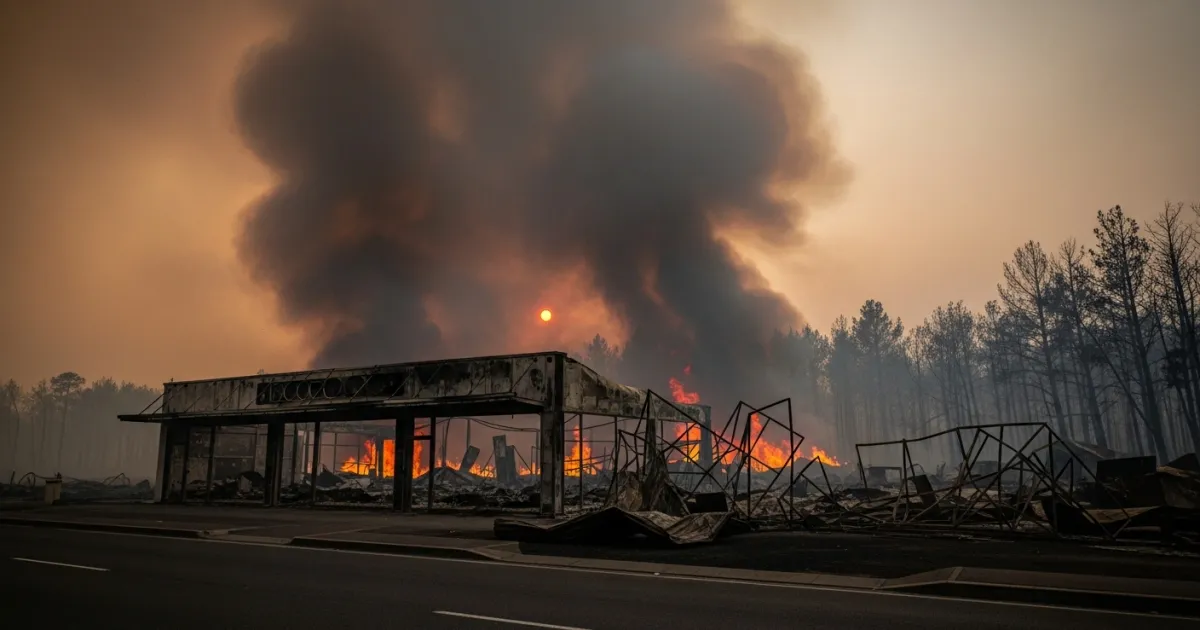 Economic Disruption in Gironde: Thousands of Businesses Evacuated Due to Wildfires