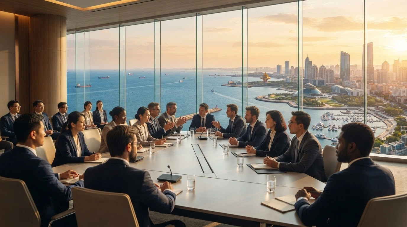 International experts and officials gather at the 2026 Global Ocean Development Forum in Qingdao to discuss sustainable marine economy and climate change.