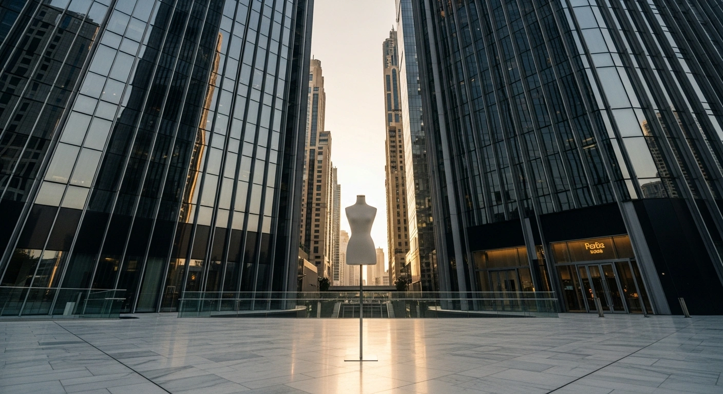 A modern corporate building in Dubai represents the new headquarters of the Russian fashion retailer Gloria Jeans following its relocation from Moscow.