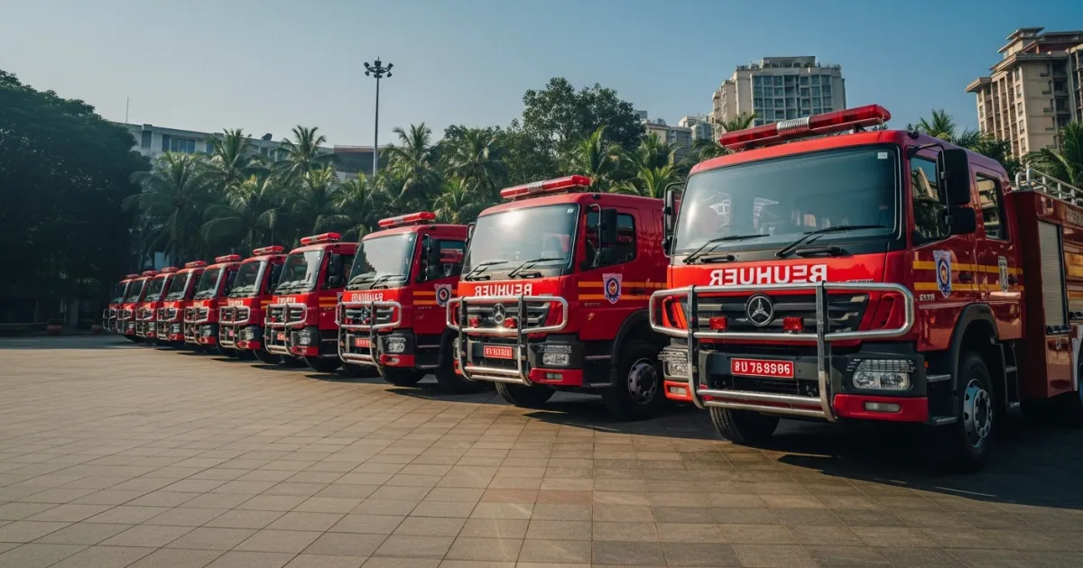 Goa Strengthens Emergency Response with Induction of Modern Firefighting Fleet